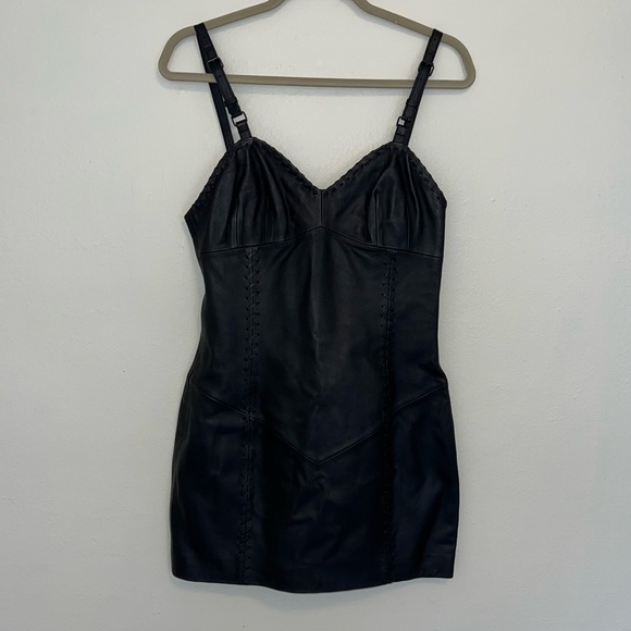 NEW Lab Leather Corset Mini Dress - Picture 5 of 9